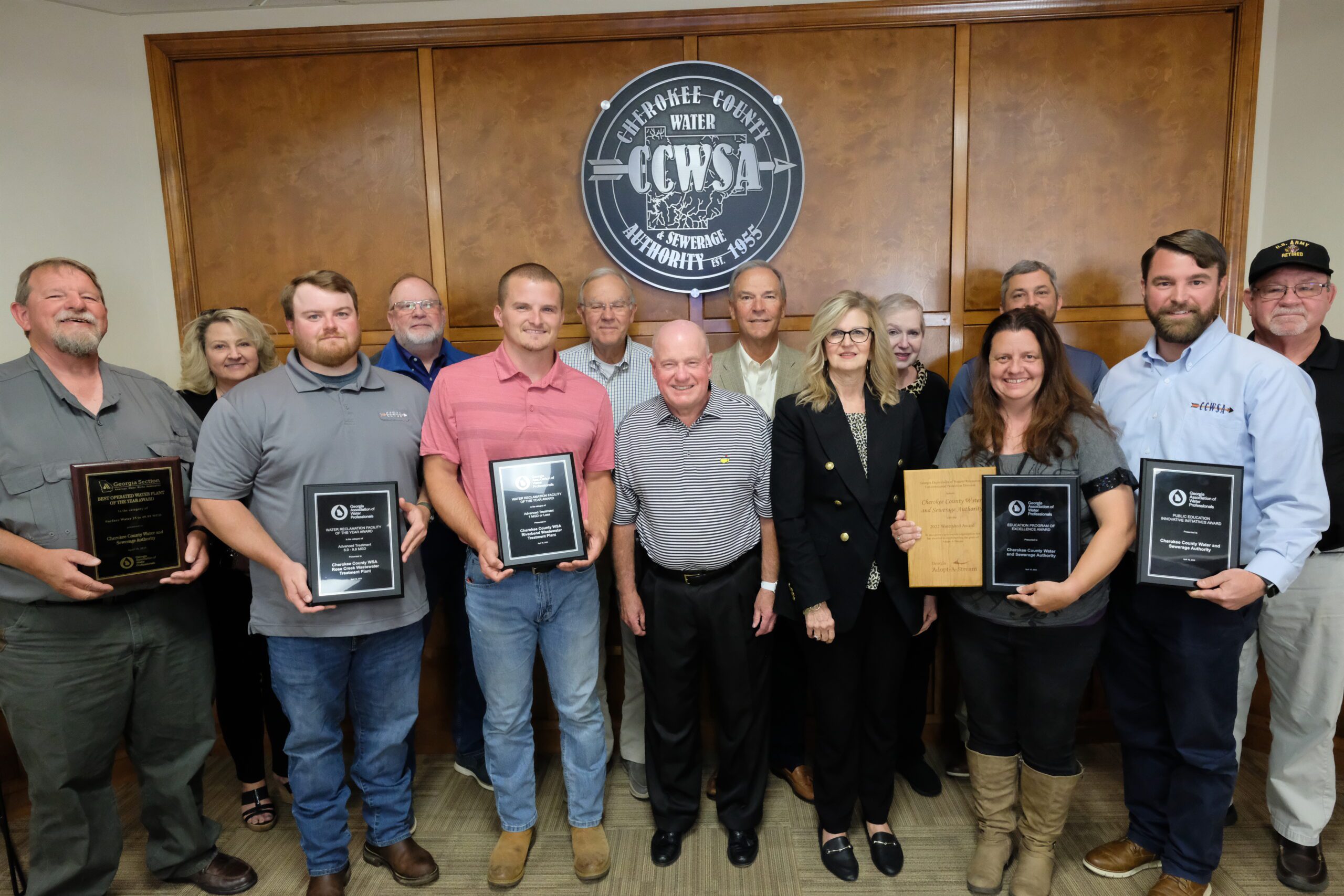 Congratulations CCWSA employees for receiving multiple awards at GAWP